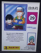 Charger l'image dans la galerie, Carte Dragon Ball z Combat Cards Part 1 n°29 Panini songohan krilin dbz cardamehdz