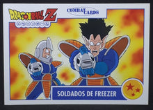 Charger l'image dans la galerie, Carte Dragon Ball z Combat Cards Part 1 n°32 Panini soldat de freezer dbz cardamehdz