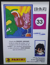Charger l'image dans la galerie, Carte Dragon Ball z Combat Cards Part 1 n°33 Panini dodoria vs namek dbz cardamehdz