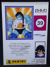 Charger l'image dans la galerie, Carte Dragon Ball z Combat Cards Part 1 n°39 Panini zarbon dbz cardamehdz