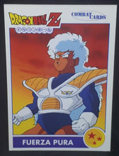 Charger l'image dans la galerie, Carte Dragon Ball z Combat Cards Part 1 n°45 Panini jecce fuerza pura dbz cardamehdz