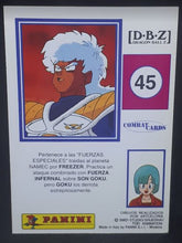 Charger l'image dans la galerie, Carte Dragon Ball z Combat Cards Part 1 n°45 Panini jecce fuerza pura dbz cardamehdz