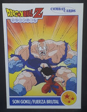 Charger l'image dans la galerie, Carte Dragon Ball z Combat Cards Part 1 n°49 Panini songoku vs reacom fuerza brutal dbz cardamehdz