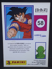 Charger l'image dans la galerie, Carte Dragon Ball z Combat Cards Part 1 n°58 Panini songoku dbz cardamehdz