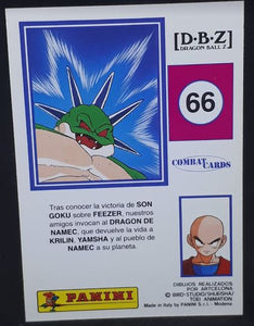 Carte Dragon Ball z Combat Cards Part 1 n°66 Panini porunga dbz cardamehdz