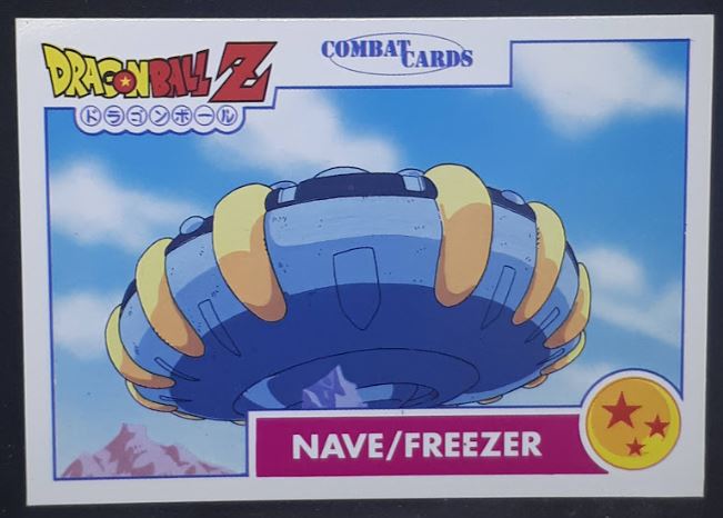 Carte Dragon Ball z Combat Cards Part 1 n°67 Panini vaisseau freezer dbz