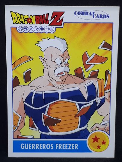 Carte Dragon Ball z Combat Cards Part 1 n°74 Panini guerreros freezer dbz cardamehdz
