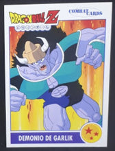 Charger l'image dans la galerie, Carte Dragon Ball z Combat Cards Part 1 n°84 Panini demonio de garlic dbz cardamehdz