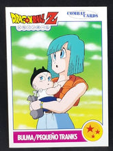 Charger l'image dans la galerie, Carte Dragon Ball z Combat Cards Part 1 n°98 Panini bulma pequeno tranks dbz 