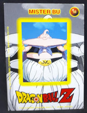 Charger l'image dans la galerie, Carte collezione Dragon Ball Z Panini Serie 4 rossa italienne n°18 mister bu dbz cardamehdz verso