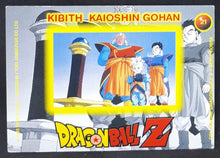 Charger l'image dans la galerie, Carte collezione Dragon Ball Z Panini Serie 4 rossa italienne n°21 kibith kaioshn gohan dbz 