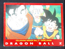 Charger l'image dans la galerie, Carte collezione Dragon Ball Z Panini Serie 4 rossa italienne n°52 songohan trunks songoten dbz cardamehdz