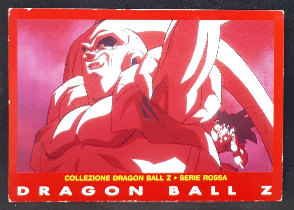 Carte collezione Dragon Ball Z Panini Serie 4 rossa italienne n°63 goku super bu dbz cardamehdz