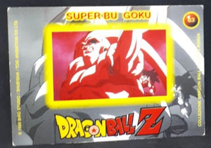 Carte collezione Dragon Ball Z Panini Serie 4 rossa italienne n°63 goku super bu dbz cardamehdz verso