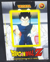 Charger l'image dans la galerie, Carte collezione Dragon Ball Z Panini Serie 4 rossa italienne n°79 vegeta dbz cardamehdz