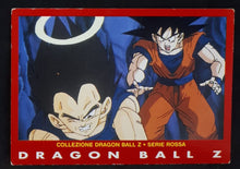 Charger l'image dans la galerie, Carte collezione Dragon Ball Z Panini Serie 4 rossa italienne n°93 vegeta goku dbz cardamehdz 