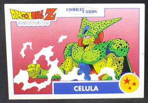 Carte dragon ball z Combat Card n°112 Panini espagnol dbz celula cardamehdz 