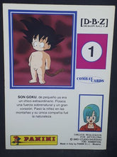 Charger l'image dans la galerie, Carte dragon ball z Combat Card n°1 Panini dbz songoku cardamehdz