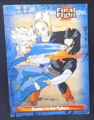 Carte dragon ball z anthologie part 1 n°13 (1997) panini trunks vs android 17 et 18 dbz cardamehdz