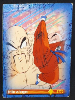 Carte dragon ball z anthologie part 1 n°35 (1997) panini krilin vs nappa dbz
