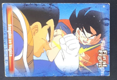 Carte dragon ball z anthologie part 1 n°6 (1997) panini songoku vs vegeta dbz cardamehdz