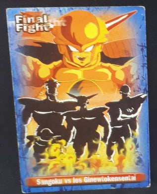 Carte dragon ball z anthologie part 1 n°7 (1997) panini songoku vs commando ginew dbz cardamehdz