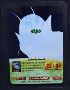 Carte dragon ball z lamicards part 2 n°113 (2009) edibas kaio du nord dbz cardamehdz
