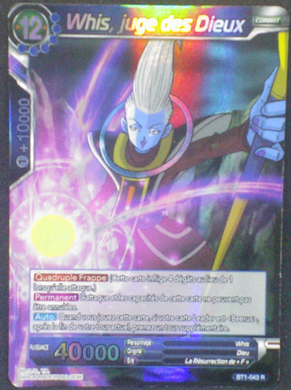 carte dragon ball super BT1-043 R fr bandai 2018
