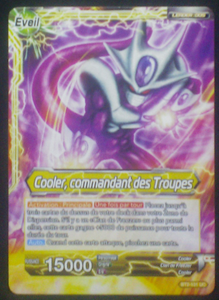 trading card game jcc Dragon Ball Super Card Game Fr Part 2 BT2-101UC Cooler bandai 2018
