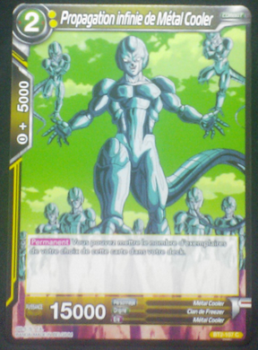 carte Dragon Ball Super Card Game Fr Part 2 BT2-107C Propagation infinie de Métal Cooler bandai 2018