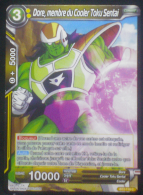 carte Dragon Ball Super Card Game Fr Part 2 BT2-116C Dore, membre du Cooler Toku Sentai bandai 2018