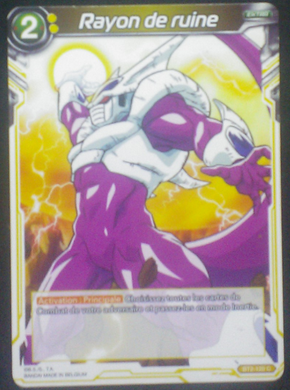 carte Dragon Ball Super Card Game Fr Part 2 BT2-120C Rayon de ruine bandai 2018