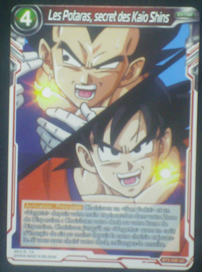 carte Dragon Ball Super Card Game Fr Part 2 BT2-030 UC Les Potaras, secret des Kaio Shins bandai 2018