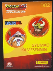 Trading card panini part 2 Dragon Ball Universal Collection n° D02 (2021) prisme kamesennin guymao dbz 