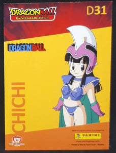 Trading card panini part 2 Dragon Ball Universal Collection n° D31 (2021) chichi dbz 