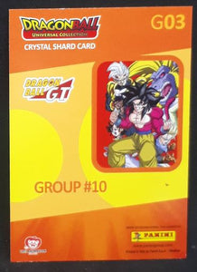 Trading card panini part 2 Dragon Ball Universal Collection n° G03 (2021) songoku dbz