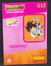 Charger l&#39;image dans la galerie, Trading card panini part 2 Dragon Ball Universal Collection n° G12 (2021) songoku trunks pan guigui dbz