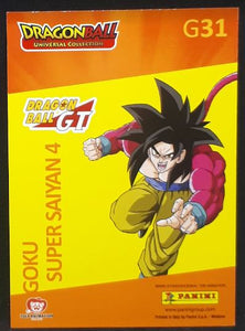 Trading card panini part 2 Dragon Ball Universal Collection n° G31 (2021) songoku dbz