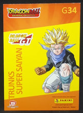 Charger l&#39;image dans la galerie, Trading card panini part 2 Dragon Ball Universal Collection n° G34 (2021) trunks dbz