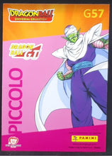Charger l&#39;image dans la galerie, Trading card panini part 2 Dragon Ball Universal Collection n° G57 (2021) piccolo dbz