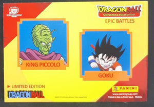 Trading card panini part 2 Dragon Ball Universal Collection n° Limited 1 (2021) songoku vs piccolo daimao dbz 