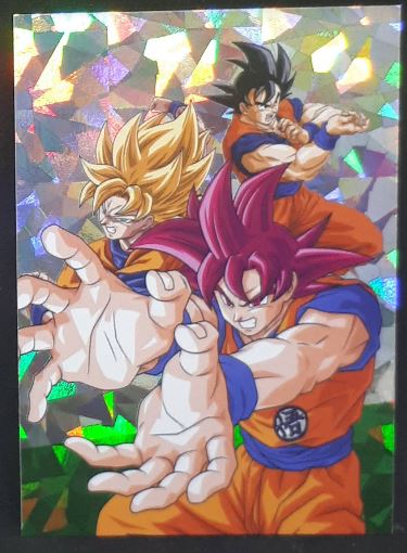 Trading card panini part 2 Dragon Ball Universal Collection n° S03 (2021) prisme songoku dbz
