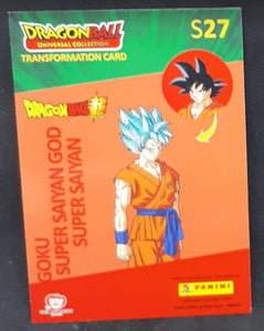 Trading card panini part 2 Dragon Ball Universal Collection n° S27 (2021) Songoku dbz