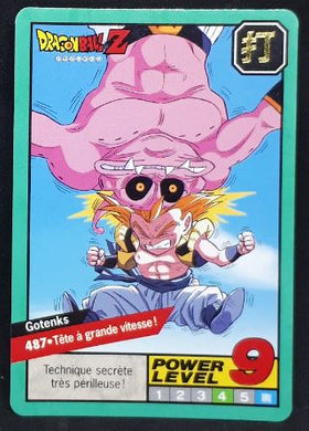 carte Carddass Le Grand Combat Part 2 n°487 (1996) bandai majin bou vs gotenks dbz 