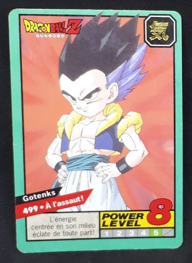 carte Carddass Le Grand Combat Part 2 n°499 (1996) bandai gotenks dbz 