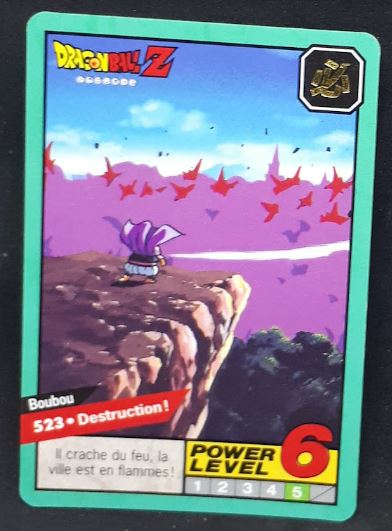 carte Carddass Le Grand Combat Part 2 n°523 (1996) bandai boubou