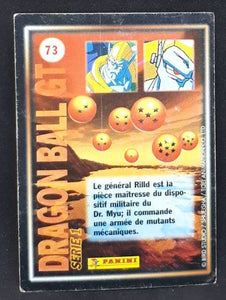 carte Dragon Ball GT Cards Part 1 n°73 (1999) panini rild dbgt 