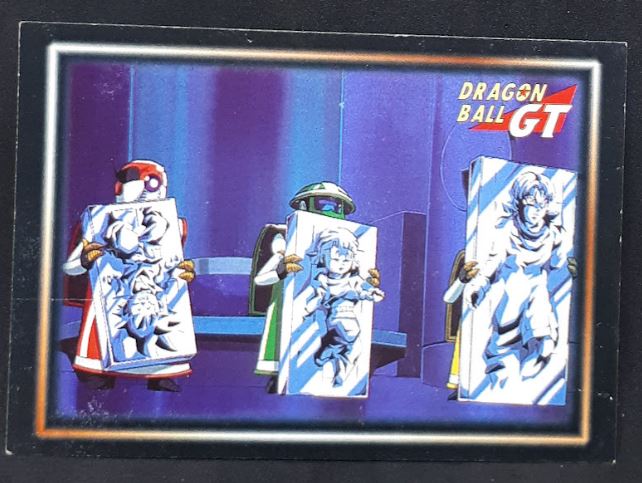 carte Dragon Ball GT Cards Part 1 n°79 (1999) panini trunks songoku pan dbgt 