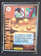 Charger l&#39;image dans la galerie, carte Dragon Ball GT Cards Part 1 n°83 (1999) songoku vs mega canon sigma dbgt 