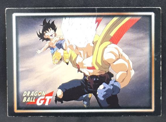 carte Dragon Ball GT Cards Part 1 n°99 (1999) panini songoku vs baby vegeta dbgt 